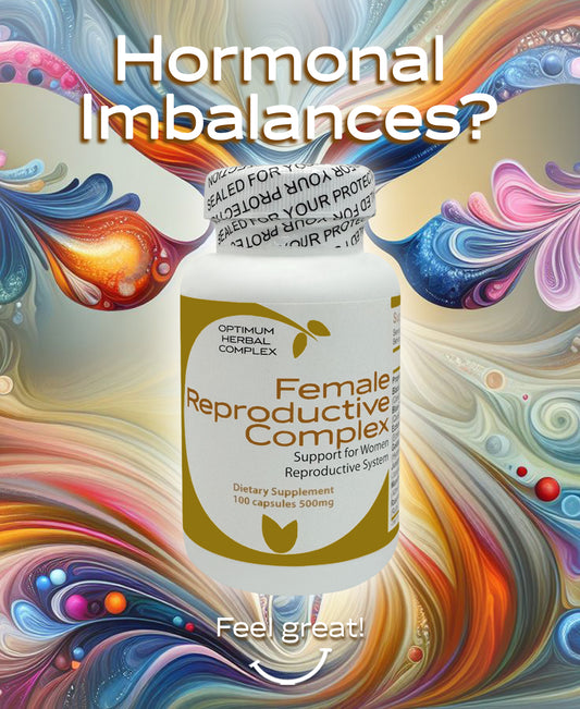 Female Reproductive Complex - 7 Herb Blend, 500 mg, 100 Capsules