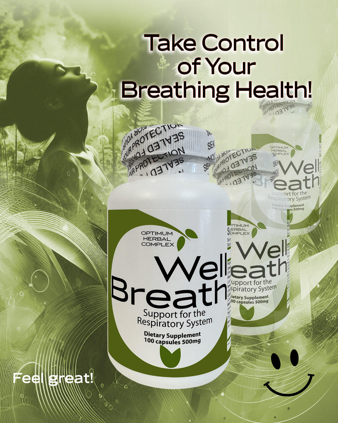 Respiratory Relief & Wellness Blend - Cowslip, Primrose, Flaxseed, Hyssop, Lobelia, Mullein, Thyme, Wild Cherry