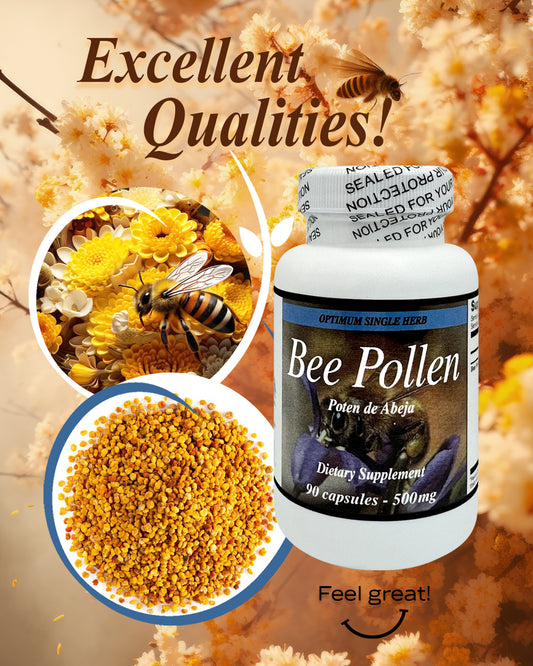Bee Pollen Superfood Capsules - 90 capsules - 500mg