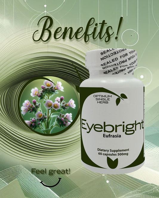 Eyebright 60 capsules 500mg | Eye Support Capsules