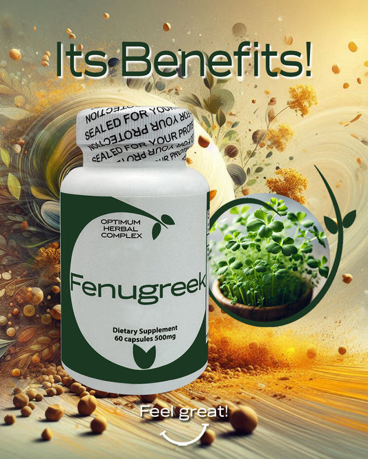 Fenugreek 60 Capsules 500mg – Premium Herbal Supplement