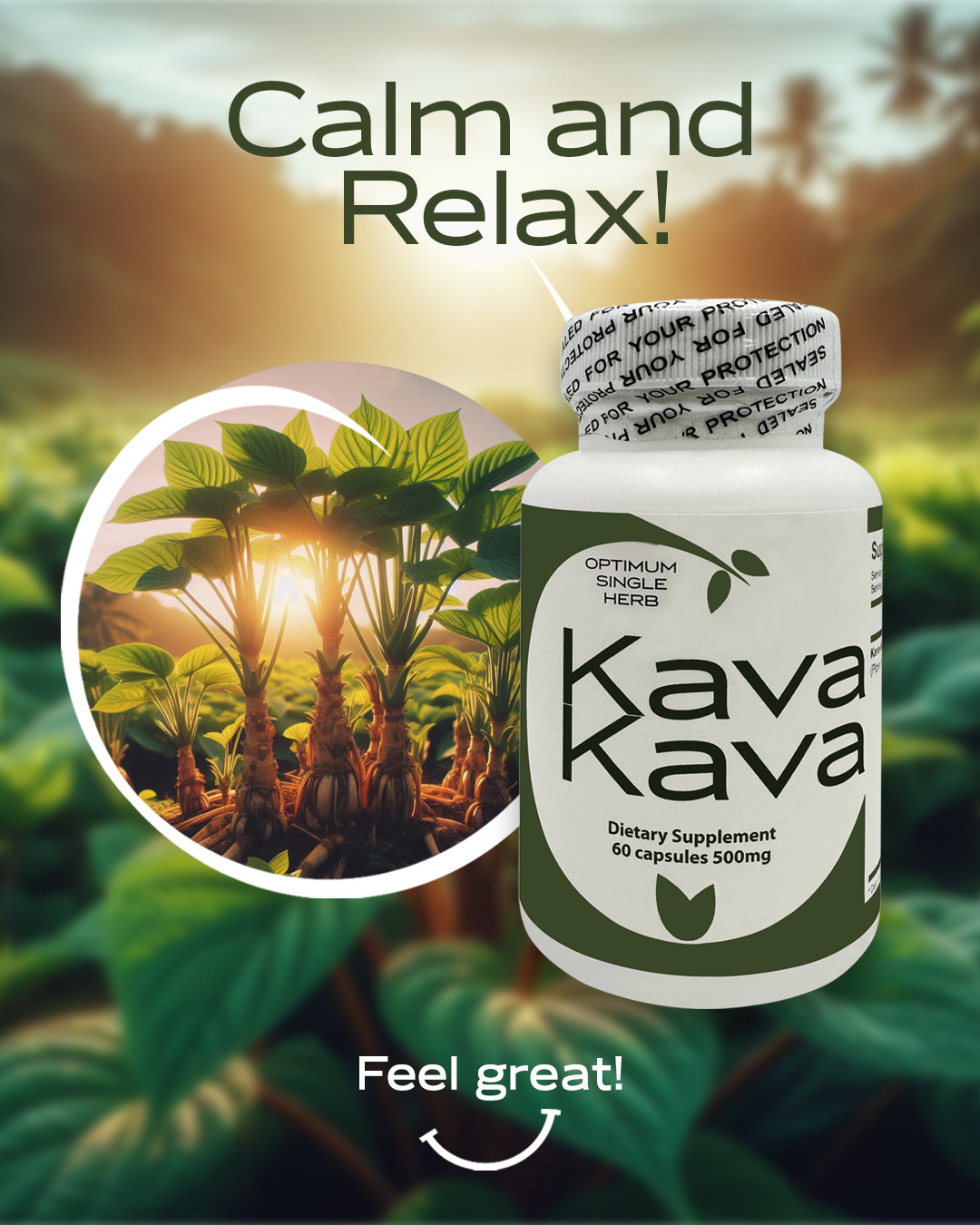Kava Kava 60 capsules 500mg