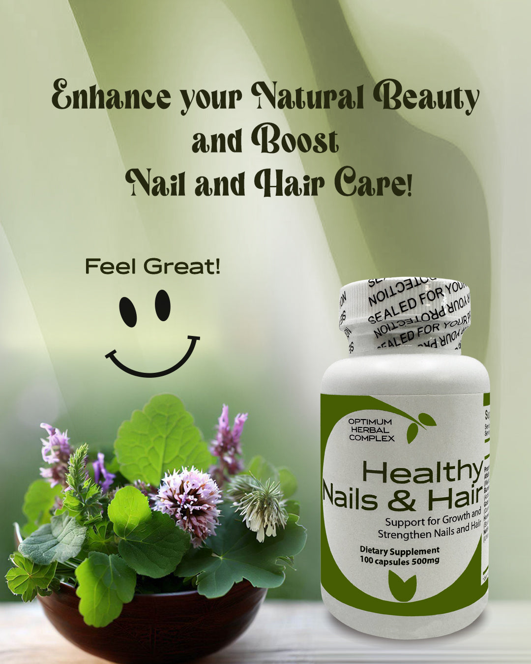 Healthy Nails & Hair - Natural Herbal Blend