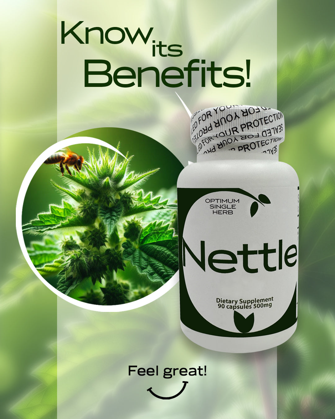 Nettle 90 capsules 500mg