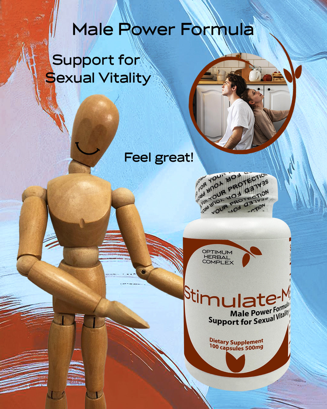Stimulate-M | Herbal Vitality Blend for Men