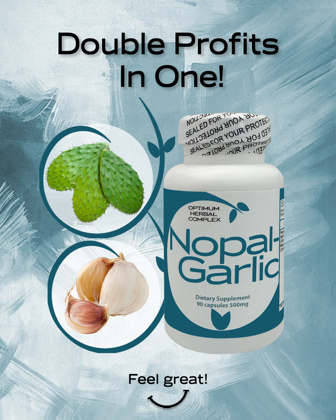 Nopal-Garlic 90 capsules 500mg