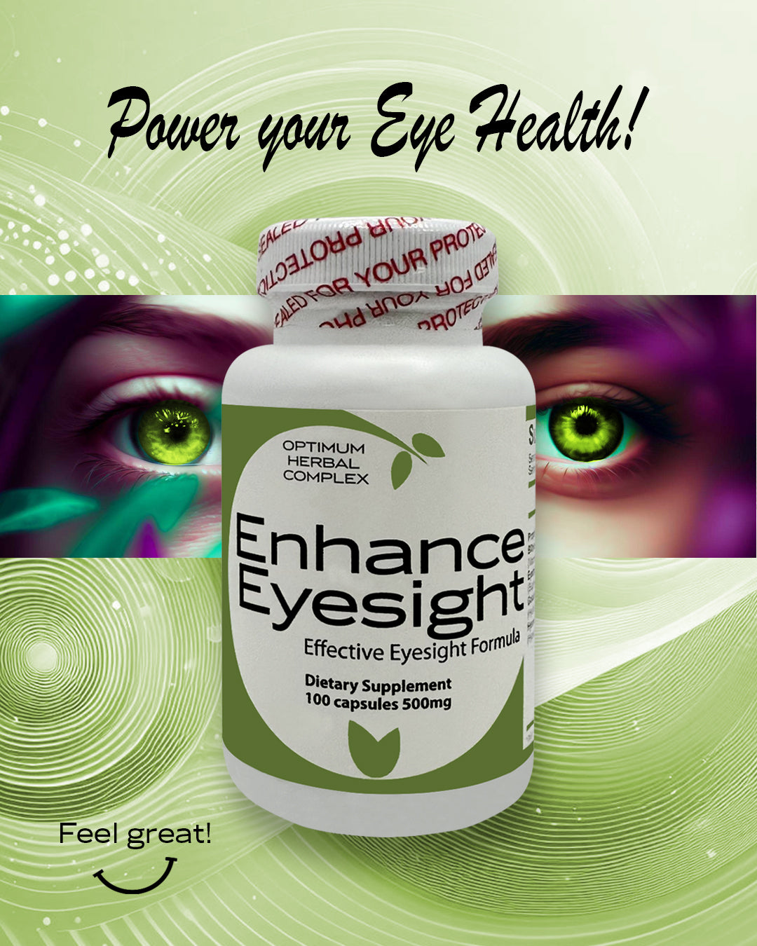 Enhance Eyesight 100 capsules 500mg | Comprehensive Eye Support Capsules