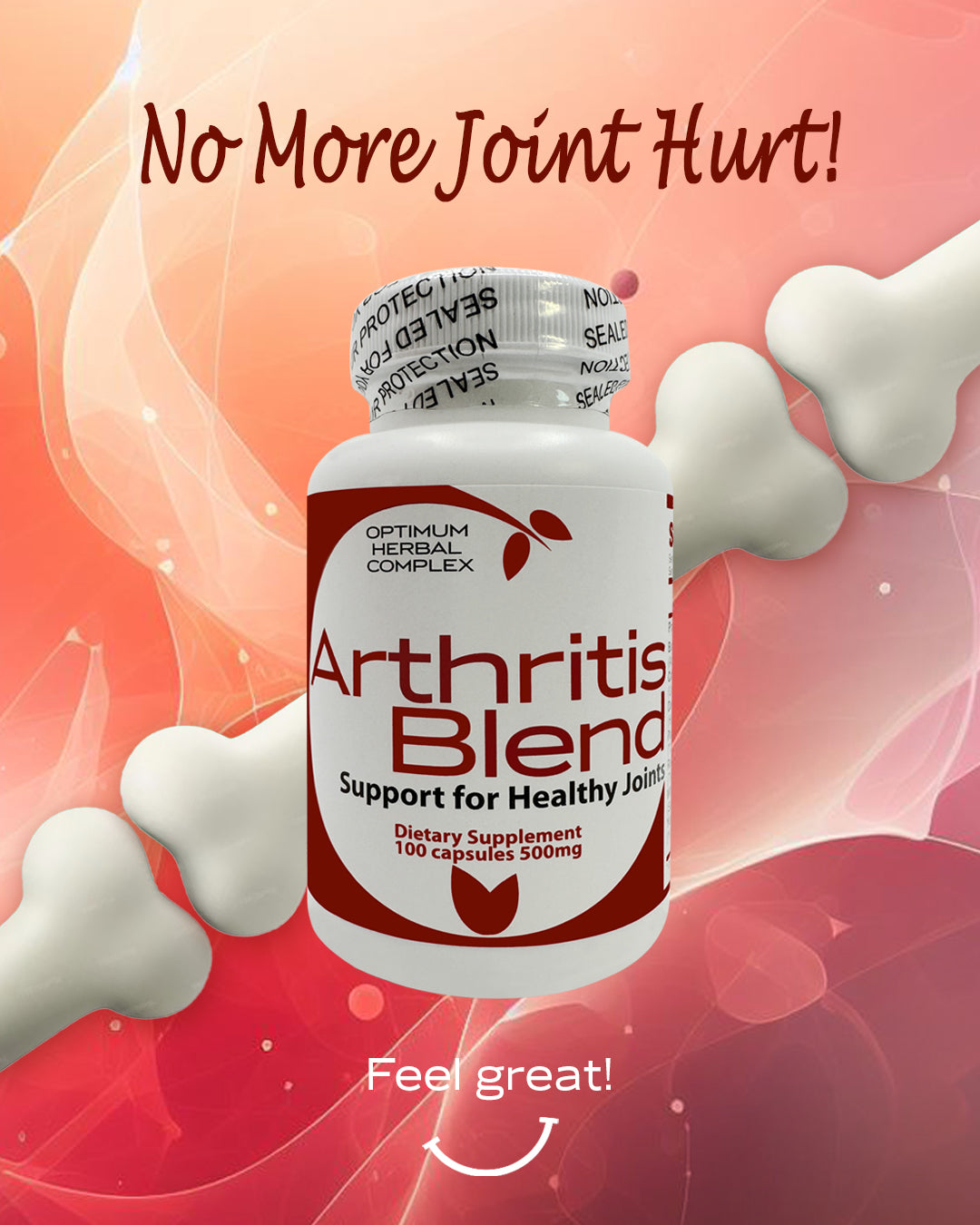 Arthritis Blend | Natural Joint Pain Relief: Powerful Herbal Formula 100 capsules 500mg