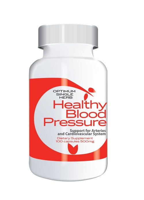 Healthy Blood Pressure - 100 Capsules, 500 mg | Natural Blend with Beetroot & More