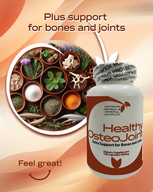 Healthy Osteo Joint 100 capsules 500mg | Total Joint and Bone Support